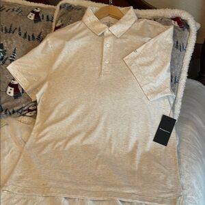 Men's Cream Polo Shirt